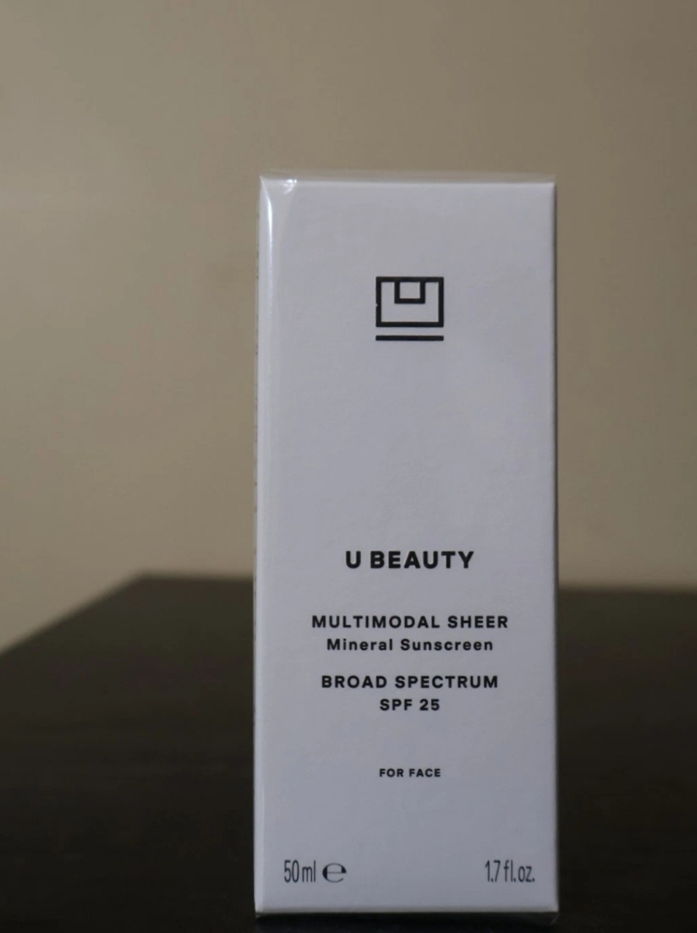 U Beauty Multimodal Sheer Mineral Sunscreen Broad Spectrum SPF 25 1.7 oz Sealed